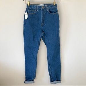 American Apparel high waisted jean medium wash NWT